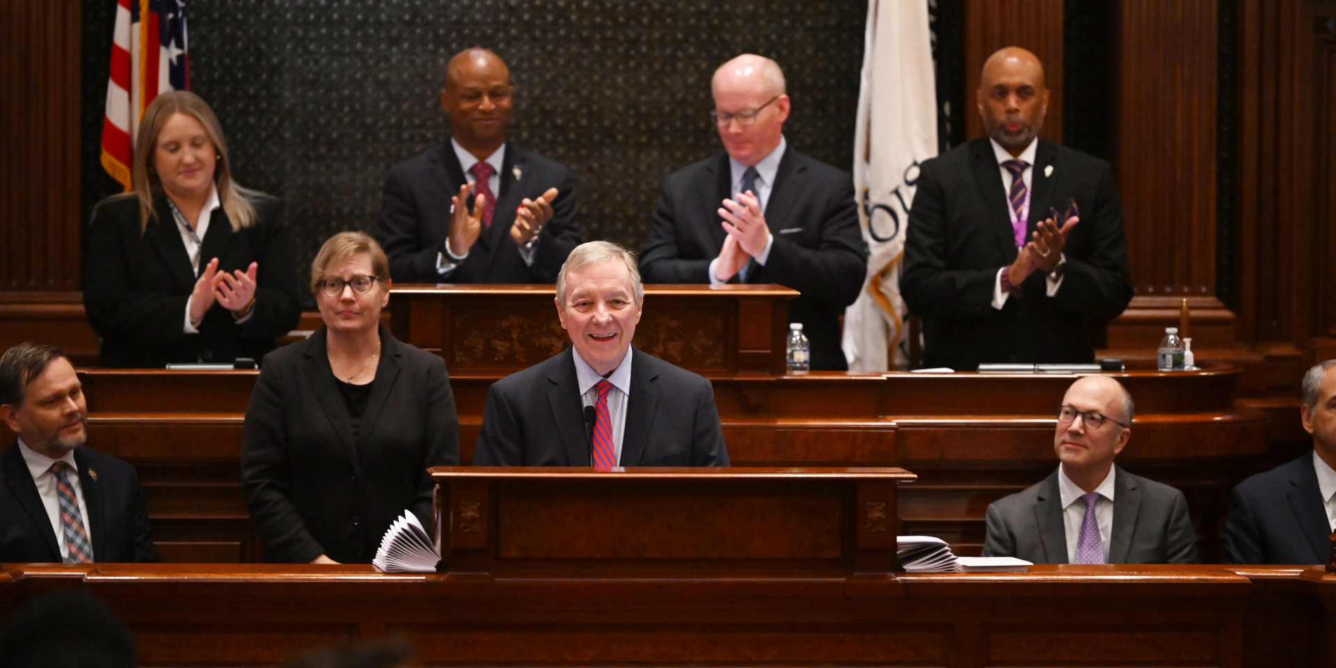 Illinois Senate, House honor legacy and service of U.S. Senator Dick Durbin