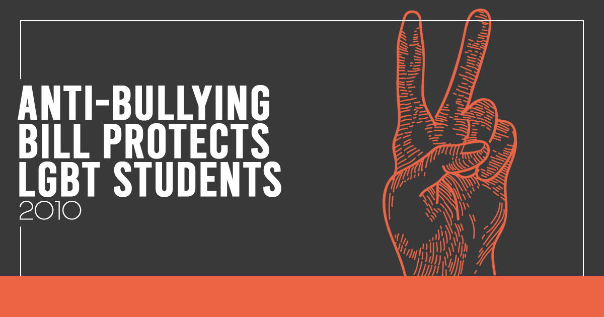 Anti-bullying legislation for LGBTQ Illinoisans