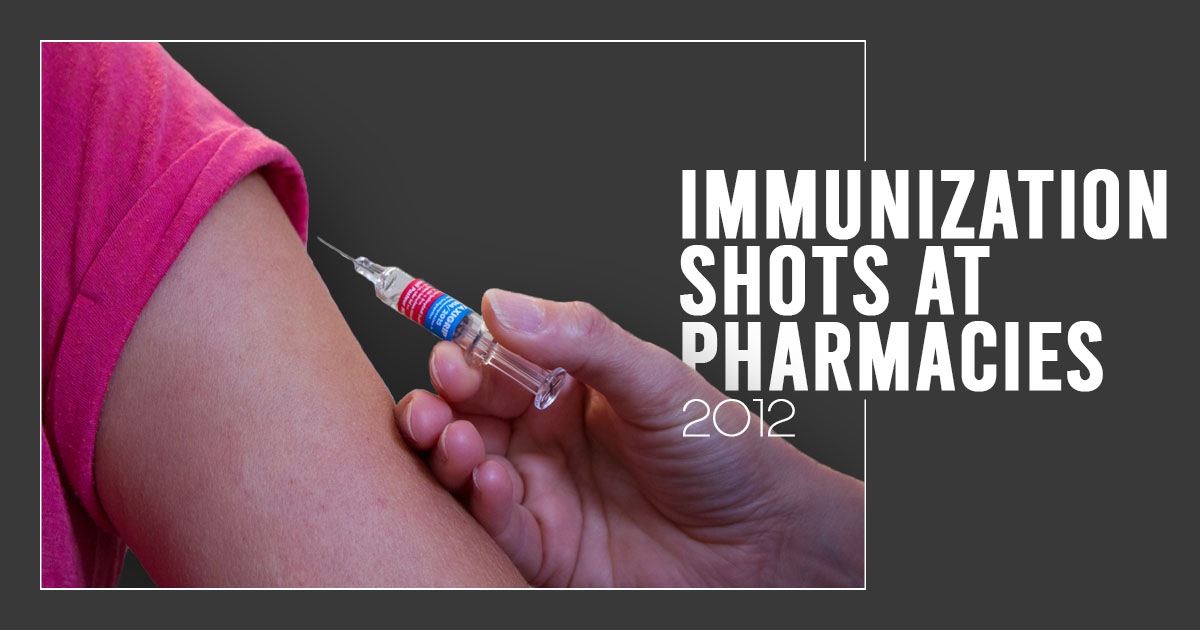Immunization shots at pharmacies