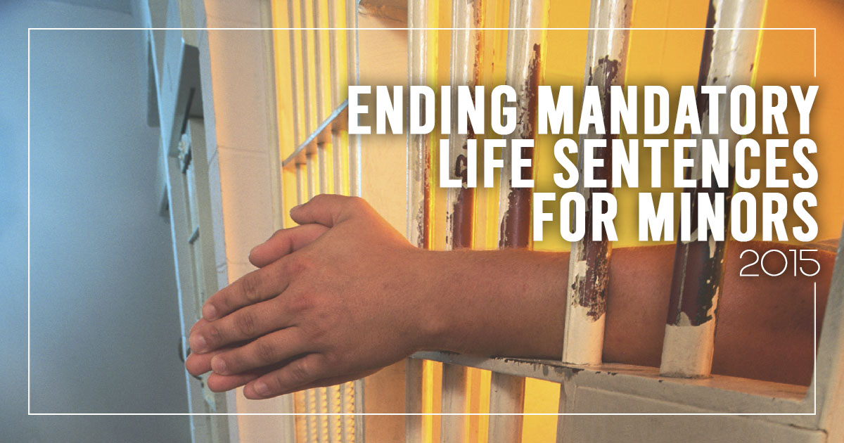 Ending mandatory life sentences for minors