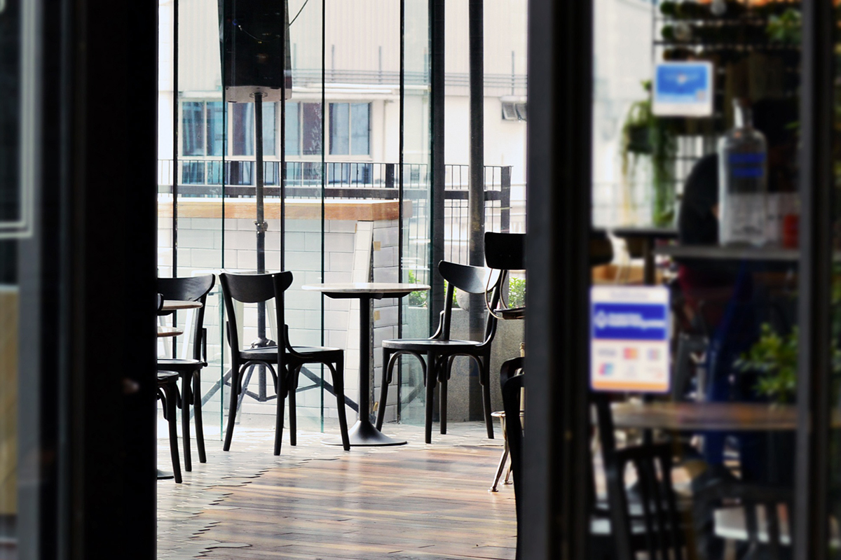 Empty cafe