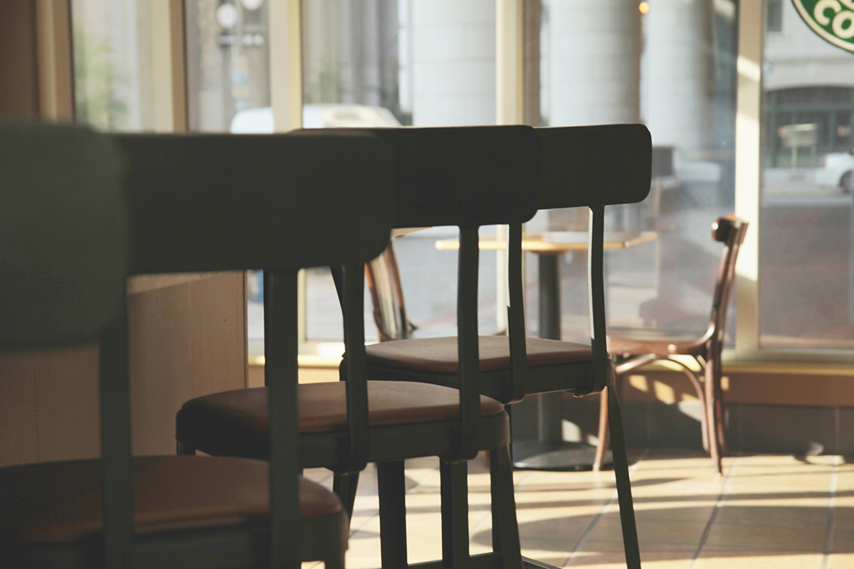 Empty cafe