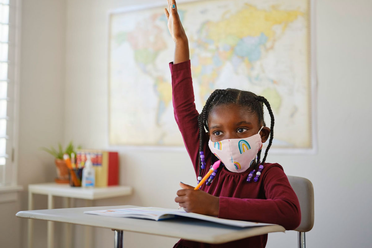 Black school child 030821