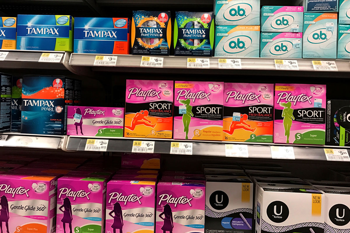 Homeless shelters will offer feminine hygiene products under new