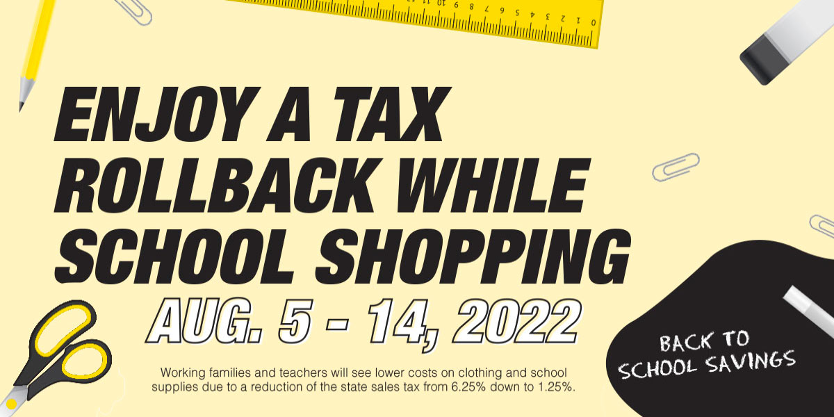 BacktoSchool TaxHoliday 2022 FB