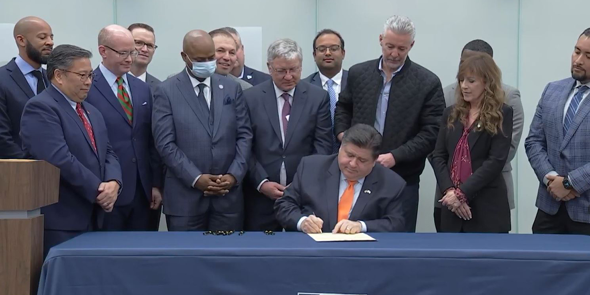 Workers' Rights Amendment signing