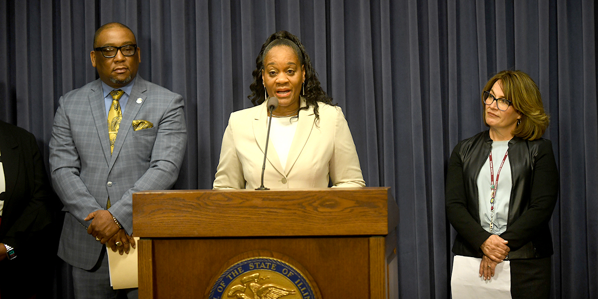 Sen. Belt, Leader Lightford, Sen. Loughran Cappel
