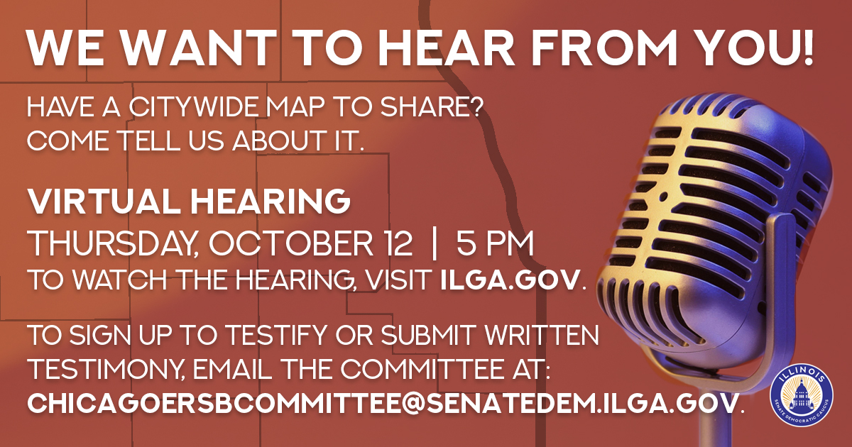 Virtual Hearing Oct. 12