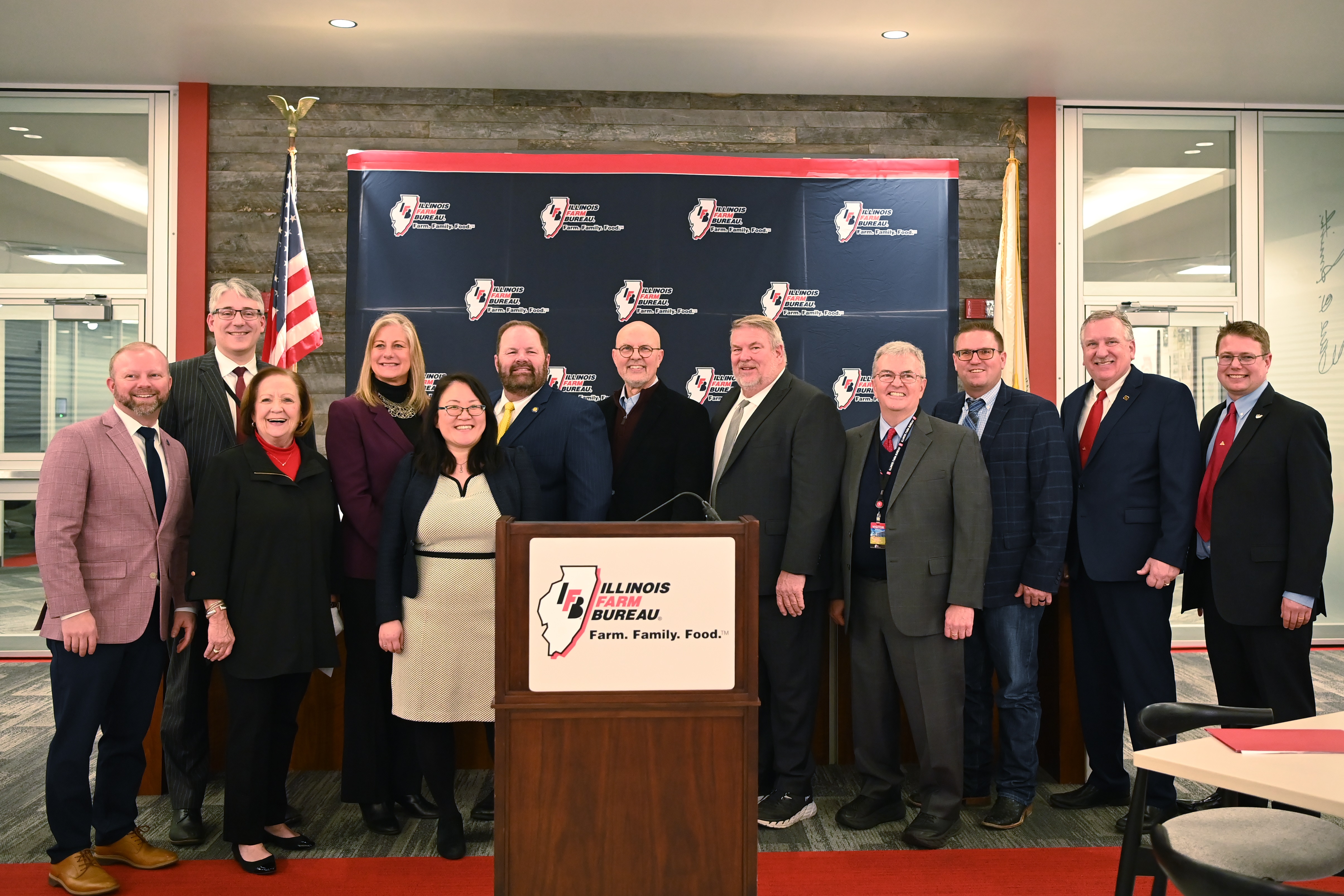 Members of the Illinois General Assembly and the Illinois Farm Bureau 