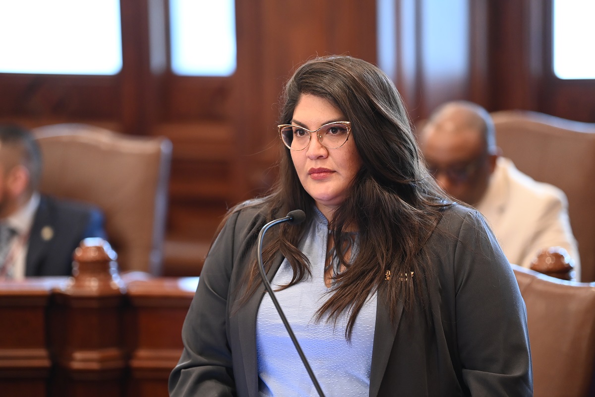 (Photo) Sen. Guzmán addresses the Senate