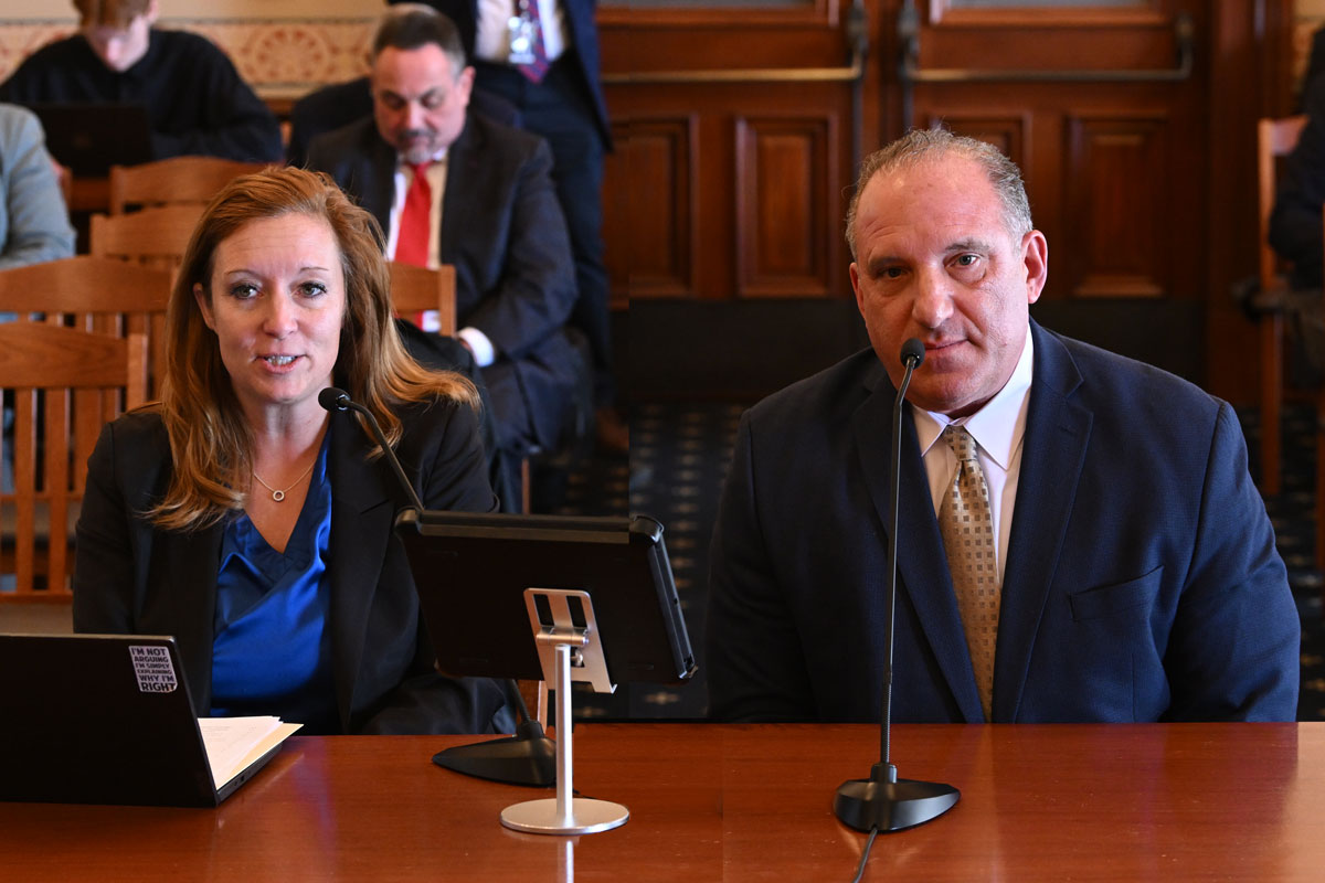 State's Attorney Jamie Mosser, Detective Rich Wistocki