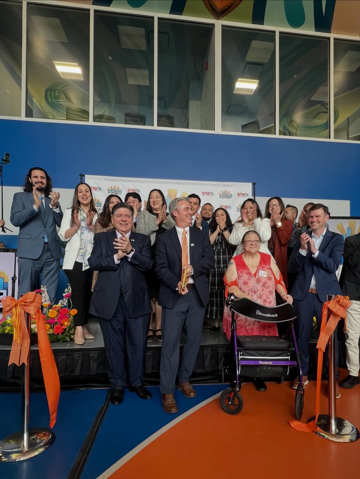 The ribbon is cut on the Brighton Park Neighborhood Council's new service center