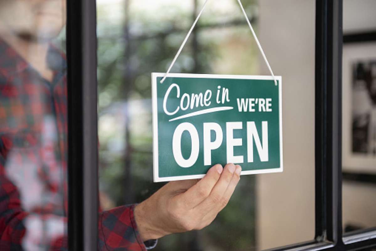 Come in we're open